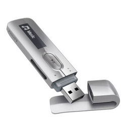 飞利浦（PHILIPS）SA5MXX04SFC MP3播放器 直插式录音笔U盘 银色