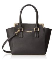 Calvin Klein On My Corner Saffiano 女款真皮斜挎包
