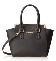 Calvin Klein On My Corner Saffiano 女款真皮斜挎包