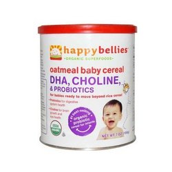 HAPPYBABY 禧贝 DHA有机燕麦米粉 2段 198g