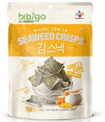 bibigo 必品阁 蜂蜜黄油味 海苔米片 20g