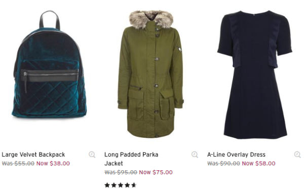 TOPSHOP美国官网 黑五促销周 精选女款服饰鞋包