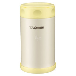 ZOJIRUSHI 象印 焖烧罐 不锈钢真空焖烧杯 SW-FCE75-YP 750ML 珍珠黄色