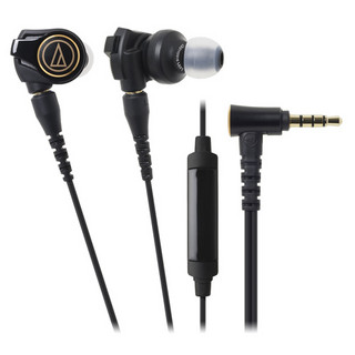 audio-technica 铁三角 ATH-CKS1100iS 入耳式有线耳机 黑色 3.5mm