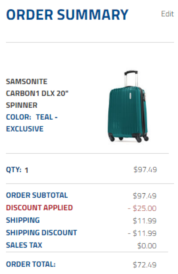 Samsonite美国官网 黑色星期五 精选箱包促销