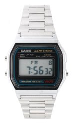 CASIO 卡西欧 A158W-1 经典复古 不锈钢电子表