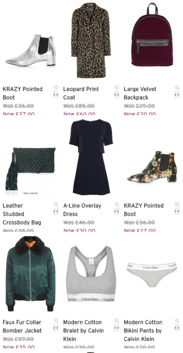 TOPSHOP英国官网 黑五促销 精选女士服饰鞋包