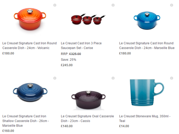 THE HUT 黑五促销 Le Creuset 锅具厨具 专场