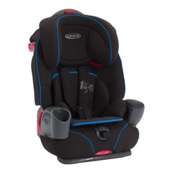 Graco 葛莱 鹦鹉螺系列 汽车儿童安全座椅 8J96DBBN 蓝色边条 9个月-12岁 五点式安全带