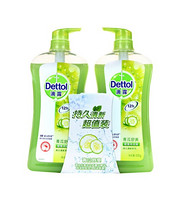 Z秒杀：Dettol 滴露 瓜舒爽 健康沐浴露青 935g+935g