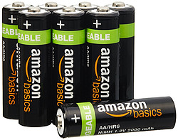 AmazonBasics 亚马逊倍思 AA 型(5号) 镍氢预充电 可充电电池 (8节,2000mAh)