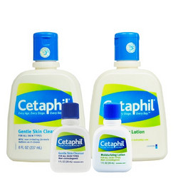 Cetaphil 丝塔芙 洗护套装（洁面+润肤乳 237ml*2瓶+29*2瓶）