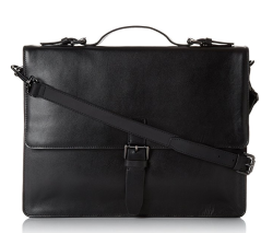 john varvatos Hallowell 男款真皮公文包