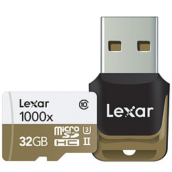 Lexar 雷克沙 Professional 1000x TF存储卡 32GB 2张