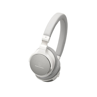 audio-technica 铁三角 ATH-SR5BT 耳罩式头戴式 蓝牙耳机 白色