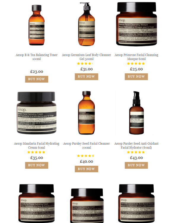 MANKIND Aesop 专场促销