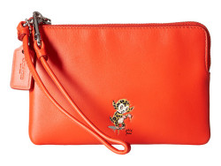 COACH 蔻驰 Gary Baseman 合作款 Corner Zip 女士真皮手拿包