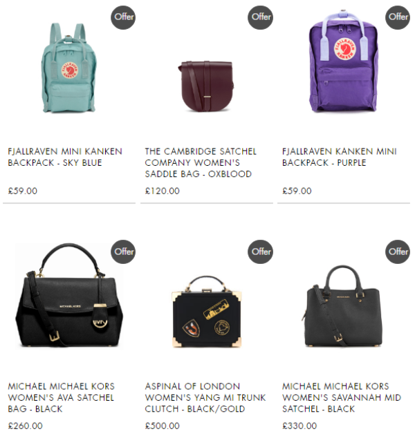 MYBAG 黑五促销 精选女包(含GRAFEA、FURLA、ASPINAL of LONDON等)
