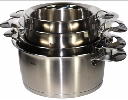 Fissler 菲仕乐 ​Solea 顶级不锈钢锅具4件套 