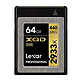 中亚Prime会员：Lexar 雷克沙 Professional 2933x 64GB XQD 2.0 存储卡