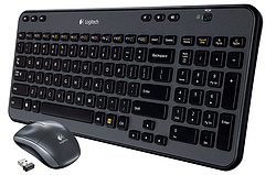 Logitech Mk360 无线键鼠套装 920-003376 + Panasonic ER-GN30-K 毛发修剪器