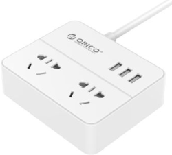 ORICO 奥睿科 智能3口USB 旅行便携插座