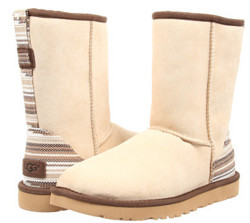 UGG australia Classic Short Serape 女士中筒雪地靴