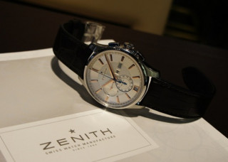 ZENITH 真力时 指挥官系列 WINSOR 03.2070.4054/02.C711 男款机械表 41mm 白色 棕色