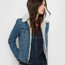 Levi’s 李维斯 女式翻领牛仔夹克外套