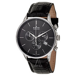 EDOX 依度 Les Vauberts 10408-3N-NIN 男士时装腕表