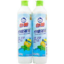 Baimao 白猫 柠檬薄荷洗洁精 500g*2*3件