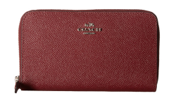 COACH 蔻驰 Medium Zip Around 女士真皮钱包