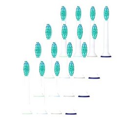 16pcs Replacement Toothbrush Heads for Philips Sonicare PHX-6014