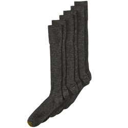 Gold Toe Windsor Wool-Blend 过小腿商务袜（3双装）Navy / Charcoal