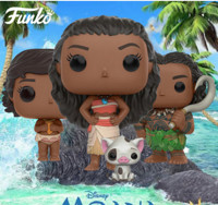 新品预售：Funko Pop  海洋奇缘 莫阿娜/毛伊 模型玩偶