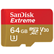 SanDisk 闪迪 Extreme 至尊极速 64GB TF存储卡