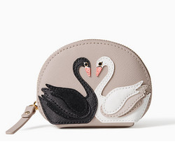 kate spade NEW YORK on pointe swan coin purse 女士零钱包