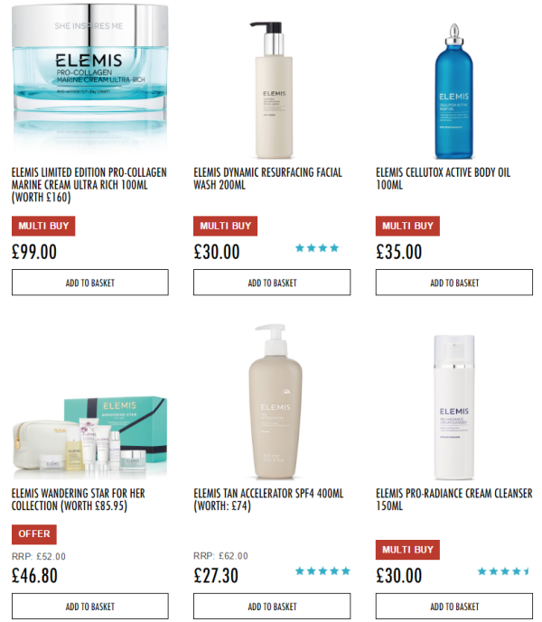 HQhair Elemis 护肤品牌 黑五促销活动