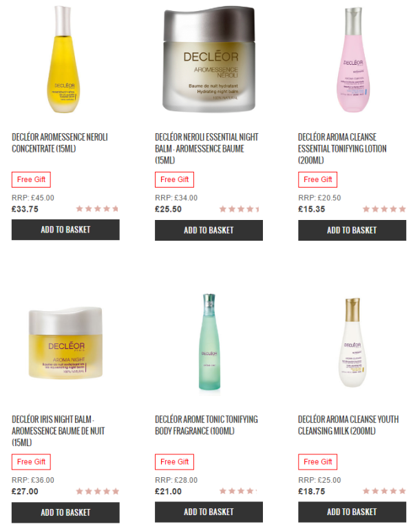 lookfantastic英国官网 DECLEOR 思妍丽品牌专场