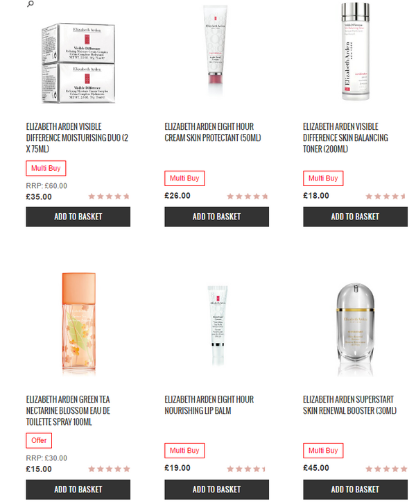 lookfantastic英国官网 Elizabeth Arden 伊丽莎白雅顿 护肤彩妆