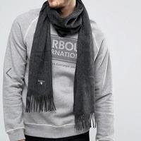 BARBOUR PLAIN LAMBSWOOL SCAR 男士纯