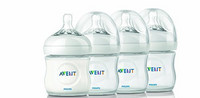 PHILIPS 飞利浦 AVENT 新安怡 Natural 自然原生系列奶瓶 120ml*4个