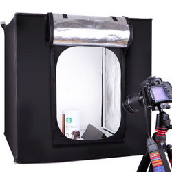 小型摄影棚柔光箱套装 简易拍照摄影灯箱道具器材