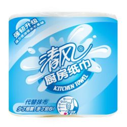 清风 厨房用纸 75张纸巾*2卷*2件
