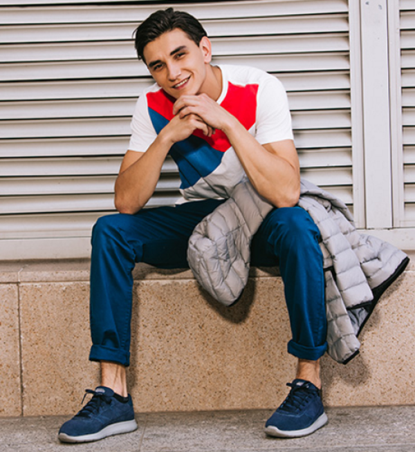 SKECHERS 斯凯奇 GO WALK CITY系列 54296 男士休闲运动鞋
