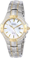 SEIKO 精工 SUT124 女士光动能石英手表