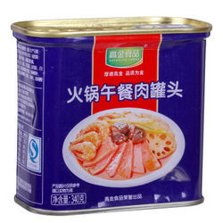 高金食品 火锅 午餐肉罐头 340g/罐