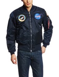 Alpha Industries 阿尔法工业 NASA MA-1 美国宇航局男士飞行夹克