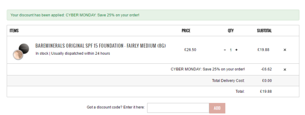 lookfantastic Cyber Monday