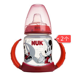 NUK 米奇和米妮系列 婴幼儿宽口PP两用学饮杯 红色 150ml